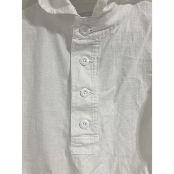 Merona White Women Jacket Hoodies 100% Cotton Size Small - Picture 3 of 8